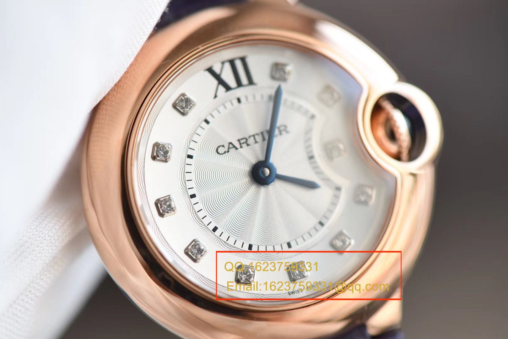   HBBV6  卡地亚蓝气球系列WE902050女士小号蓝气球28毫米石英腕表 / K131