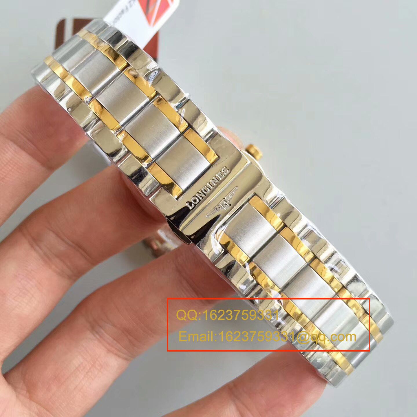   KZ精  浪琴名匠系列L2.628.5.78.7（钢带）、L2.628.6.78.3(皮带)间黄金单历腕表 / LBD096