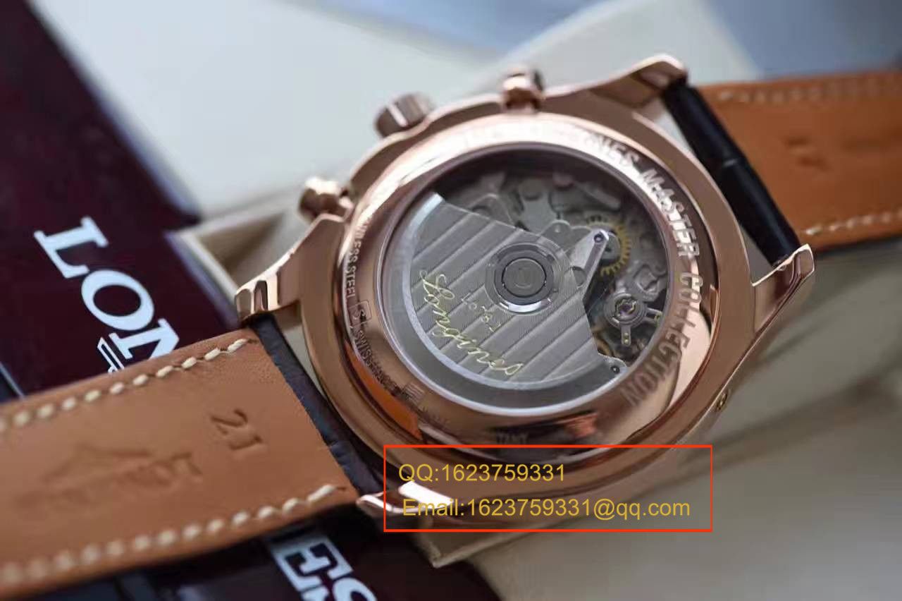 视频评测YL  浪琴新款名匠系列 L2.773.4.78.6八针月相男表（自动锤L678.2刻字） / L064