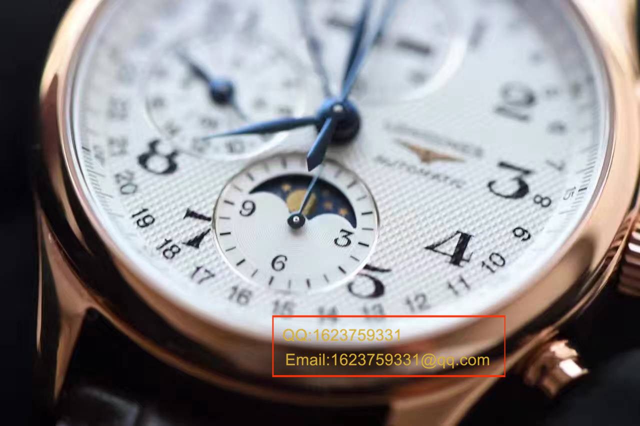 视频评测YL  浪琴新款名匠系列 L2.773.4.78.6八针月相男表（自动锤L678.2刻字） / L064