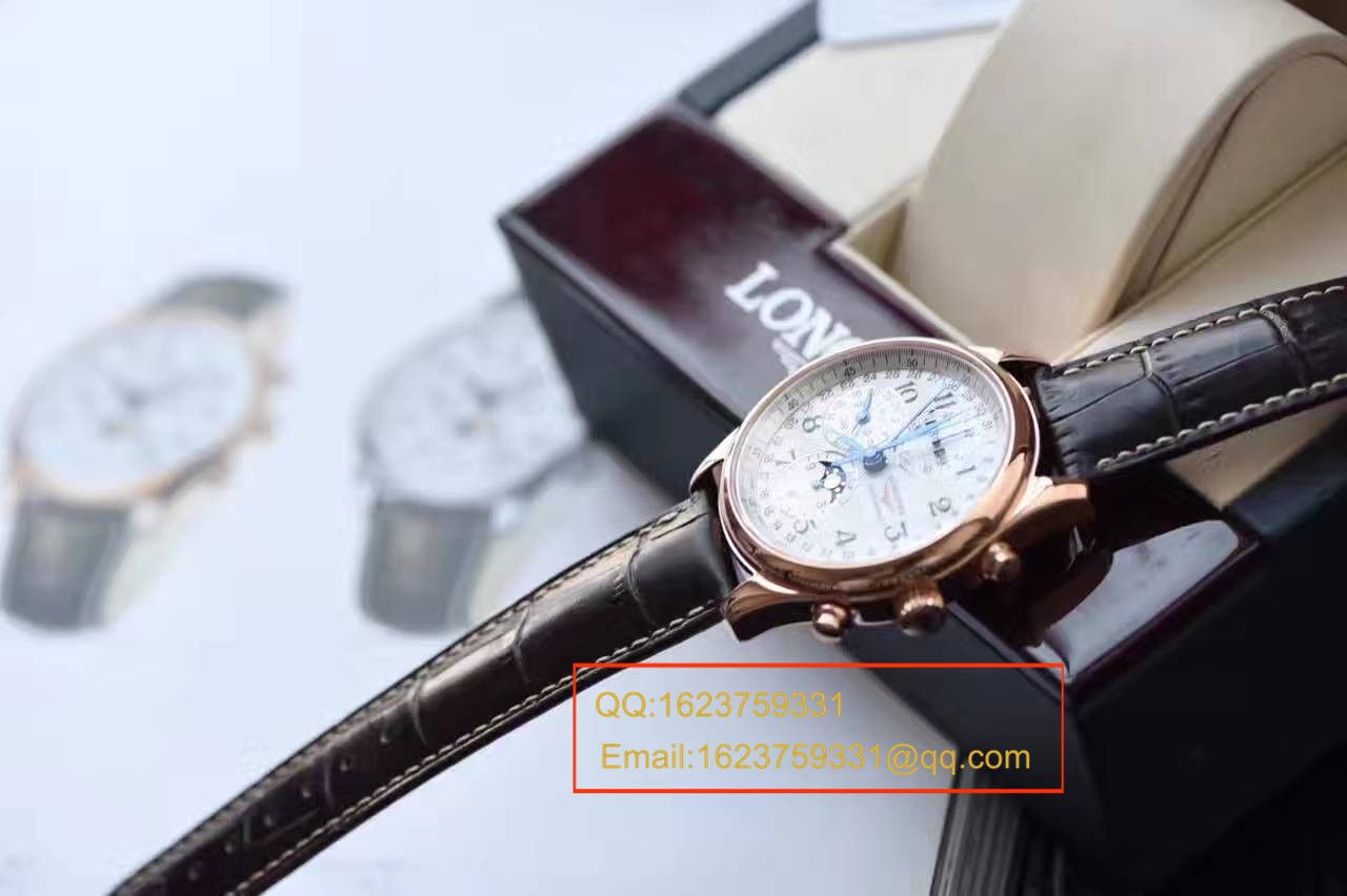 视频评测YL  浪琴新款名匠系列 L2.773.4.78.6八针月相男表（自动锤L678.2刻字） / L064