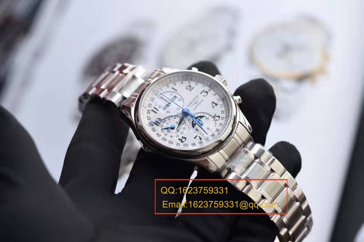 视频评测YL工厂精  浪琴名匠专柜最新款 L2.773.4.78.6月相男表（自动锤L678.2刻字） / L060