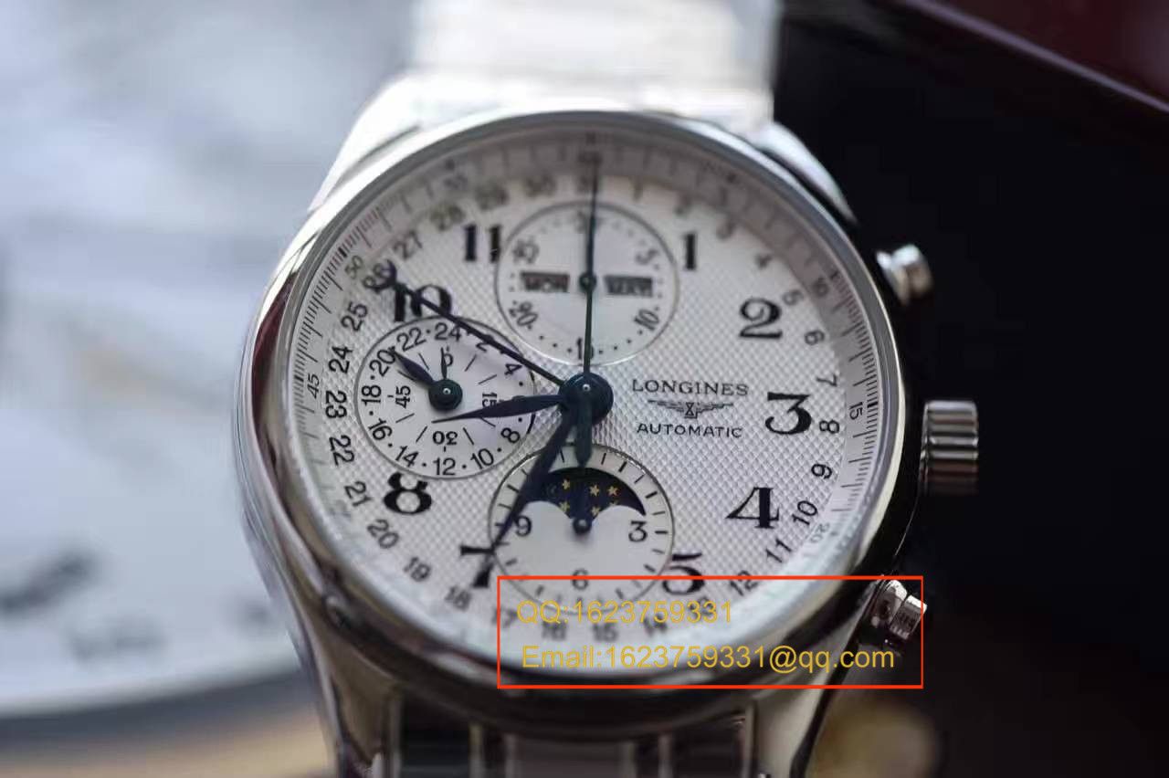 视频评测YL工厂精  浪琴名匠专柜最新款 L2.773.4.78.6月相男表（自动锤L678.2刻字） / L060