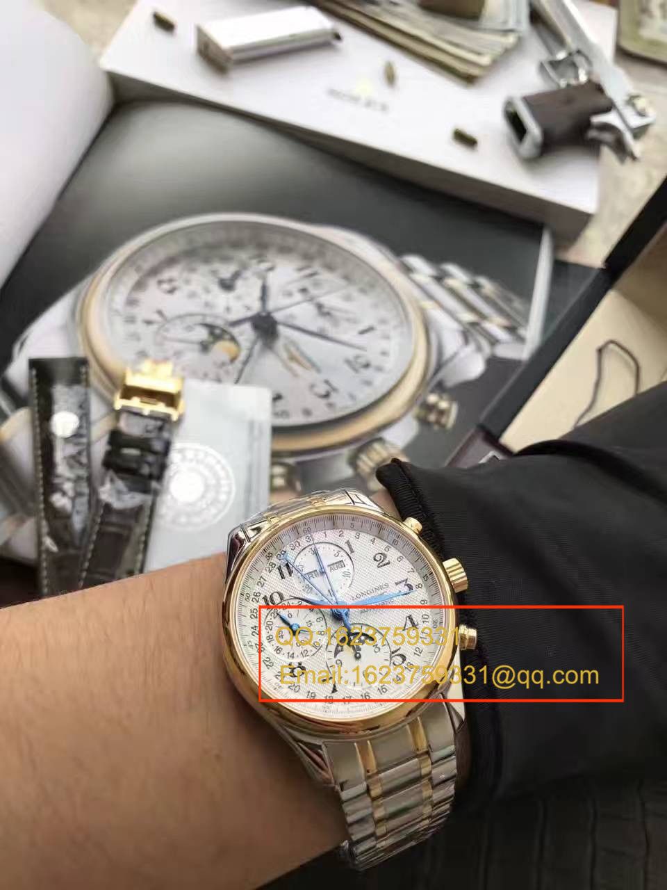 视频评测YL厂浪琴名匠 L2.773.4.78.6月相 最新登场男表（认准自动锤L678.2刻字） / L059