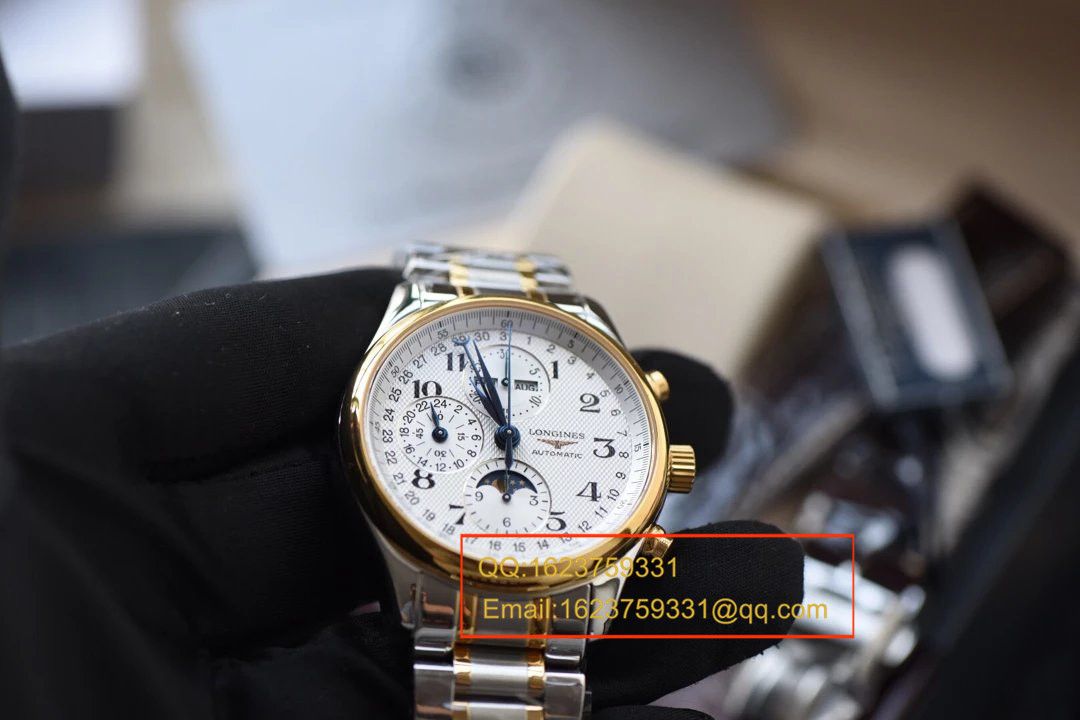 视频评测YL厂浪琴名匠 L2.773.4.78.6月相 最新登场男表（认准自动锤L678.2刻字） / L059