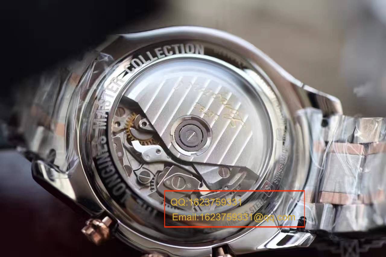 视频评测YL厂浪琴LONGINES名匠系列L2.673.8.78.3月相腕表《间金表带》 / LQ022