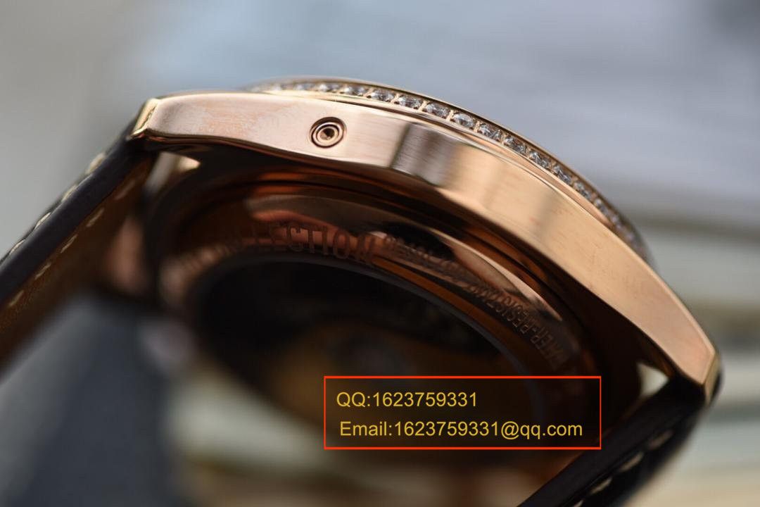   视频解析  浪琴名匠旗舰版本八针月相土豪金版本腕表《表圈镶钻》 / L066