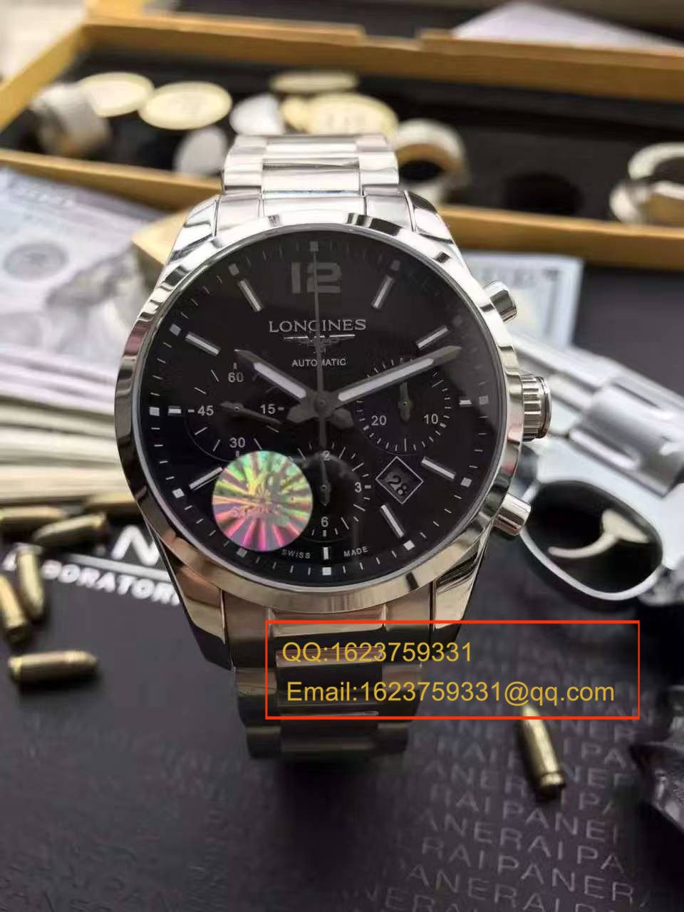 视频评测YL  浪琴康铂系列L2.786.4.56.6男表 / LAF055