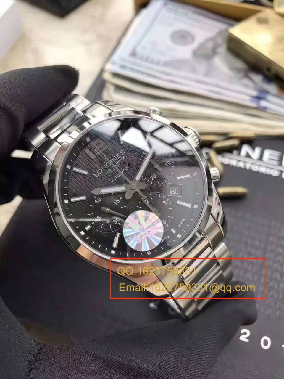 视频评测YL  浪琴康铂系列L2.786.4.56.6男表 / LAF055