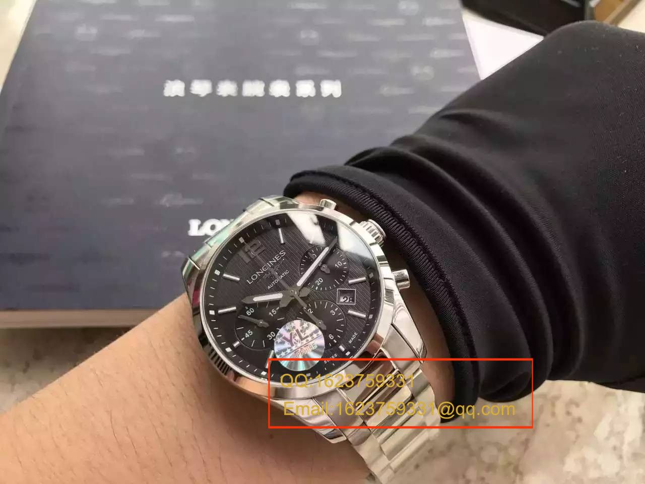 视频评测YL  浪琴康铂系列L2.786.4.56.6男表 / LAF055