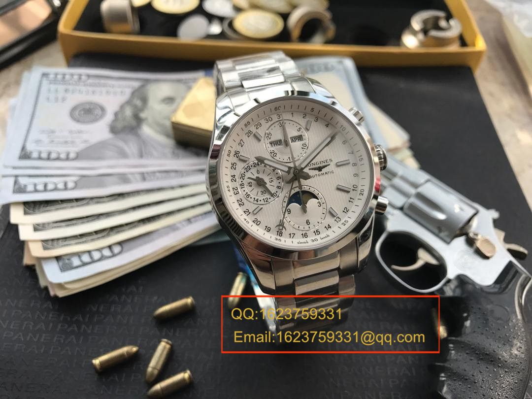 视频评测YL厂高浪琴康铂系列月相腕表L2.798.4.72.6 / LB0052