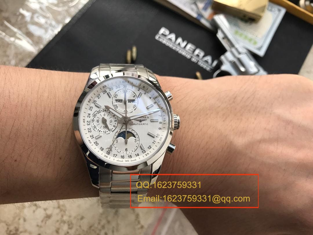 视频评测YL厂高浪琴康铂系列月相腕表L2.798.4.72.6 / LB0052