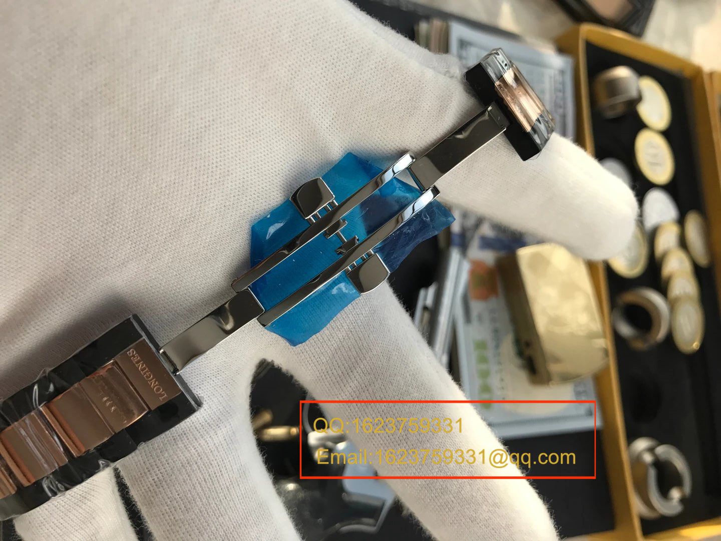 视频评测YL厂浪琴康铂旗舰版黑面间金版男表 / L054