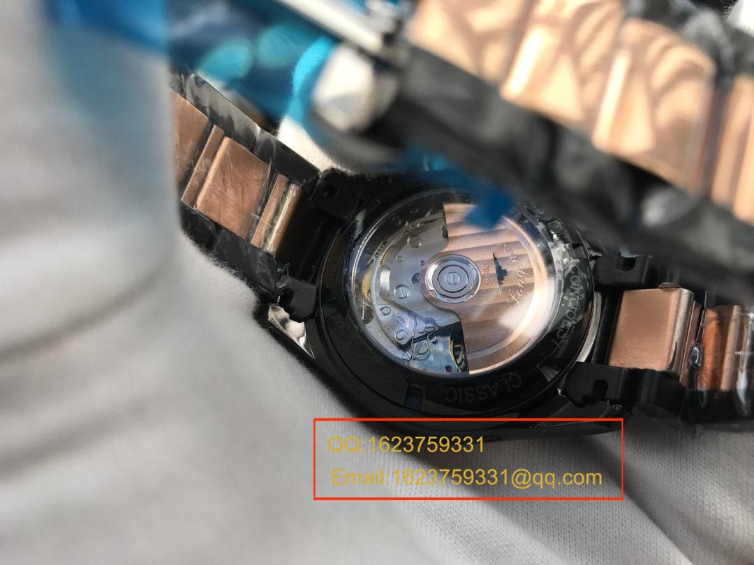 视频评测YL厂浪琴康铂旗舰版黑面间金版男表 / L054