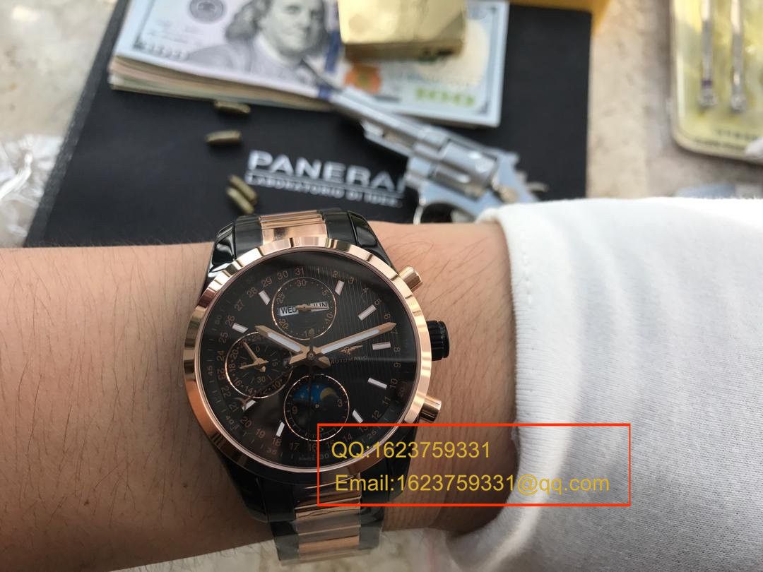 视频评测YL厂浪琴康铂旗舰版黑面间金版男表 / L054