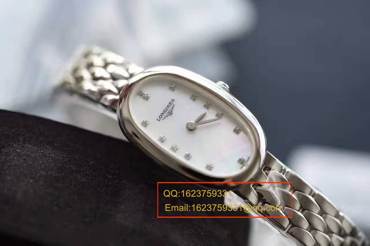 视频评测KZ台湾厂高浪琴优雅圆舞曲系列L2.305.4.87.6女士石英腕表 / LAC043