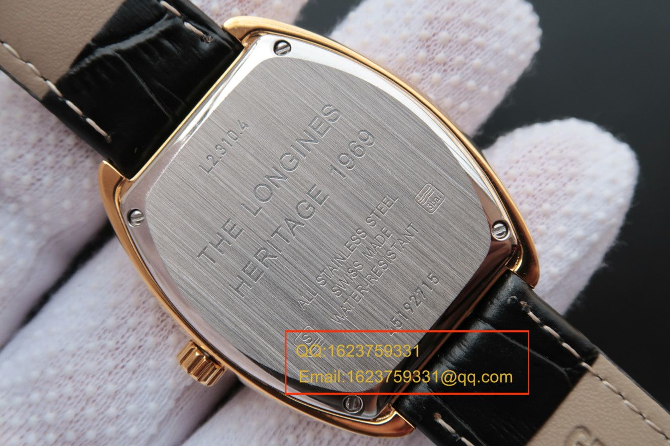   MK厂浪琴HERITAGE1969复古传统系列L2.310.4.72.0金壳腕表 / L091