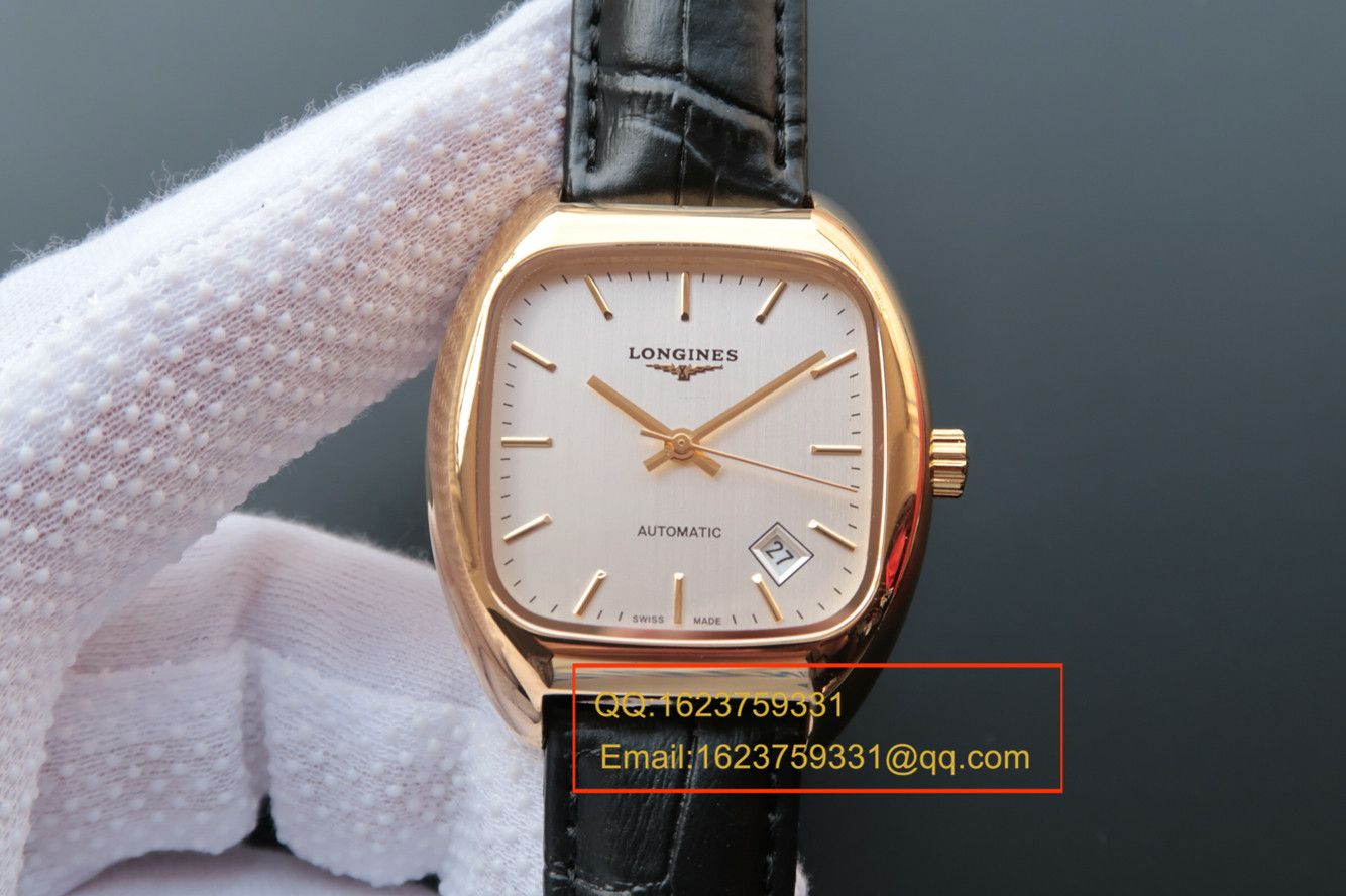   MK厂浪琴HERITAGE1969复古传统系列L2.310.4.72.0金壳腕表 / L091