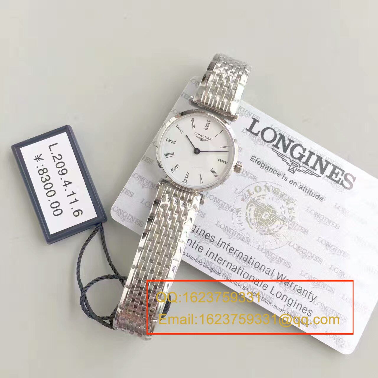   MK厂浪琴优雅系列L4.209.4.11.6女士腕表 / L073