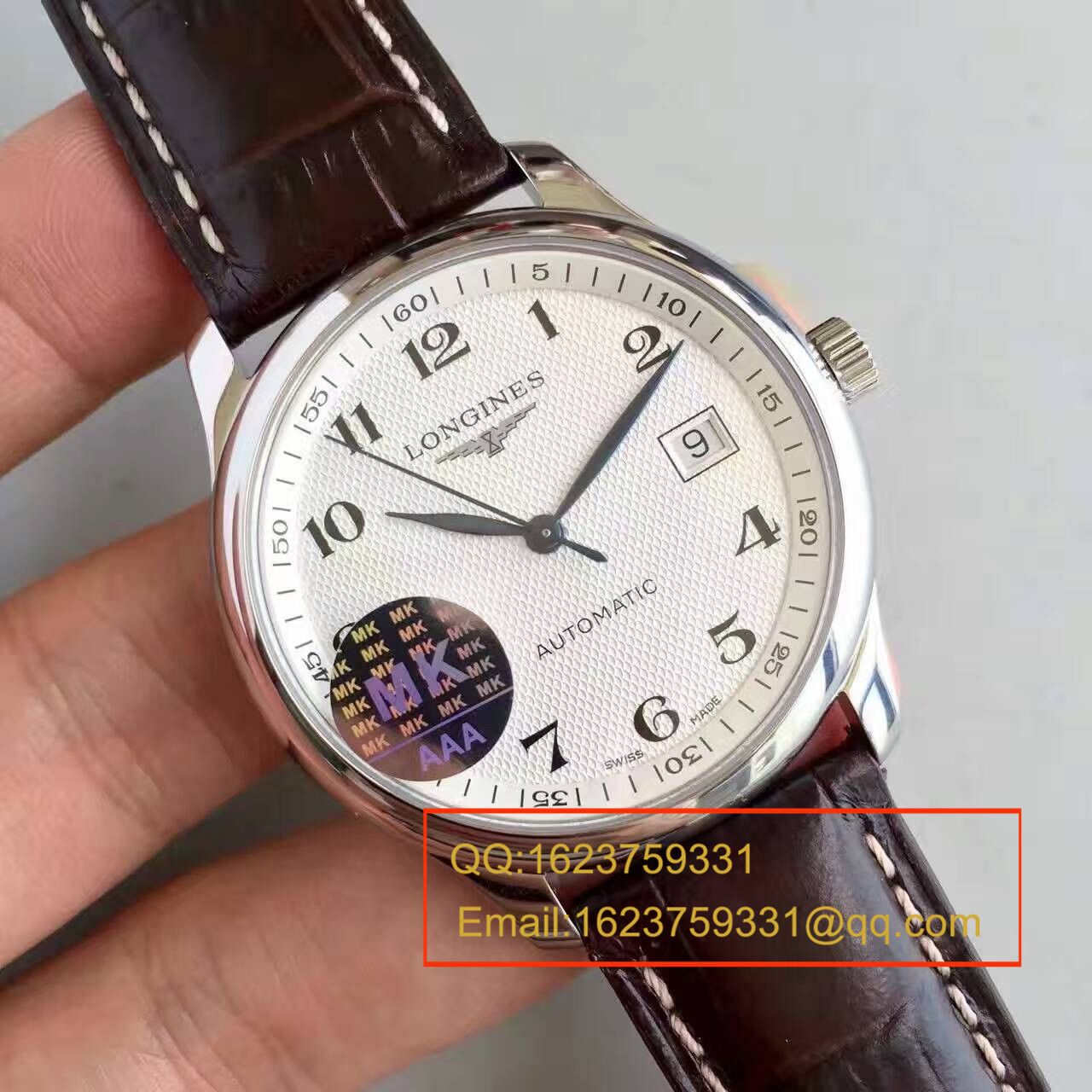   MK厂精  浪琴LONGINES制表传统《名匠系列》L2.518.4.78.3机械腕表 / LQ008