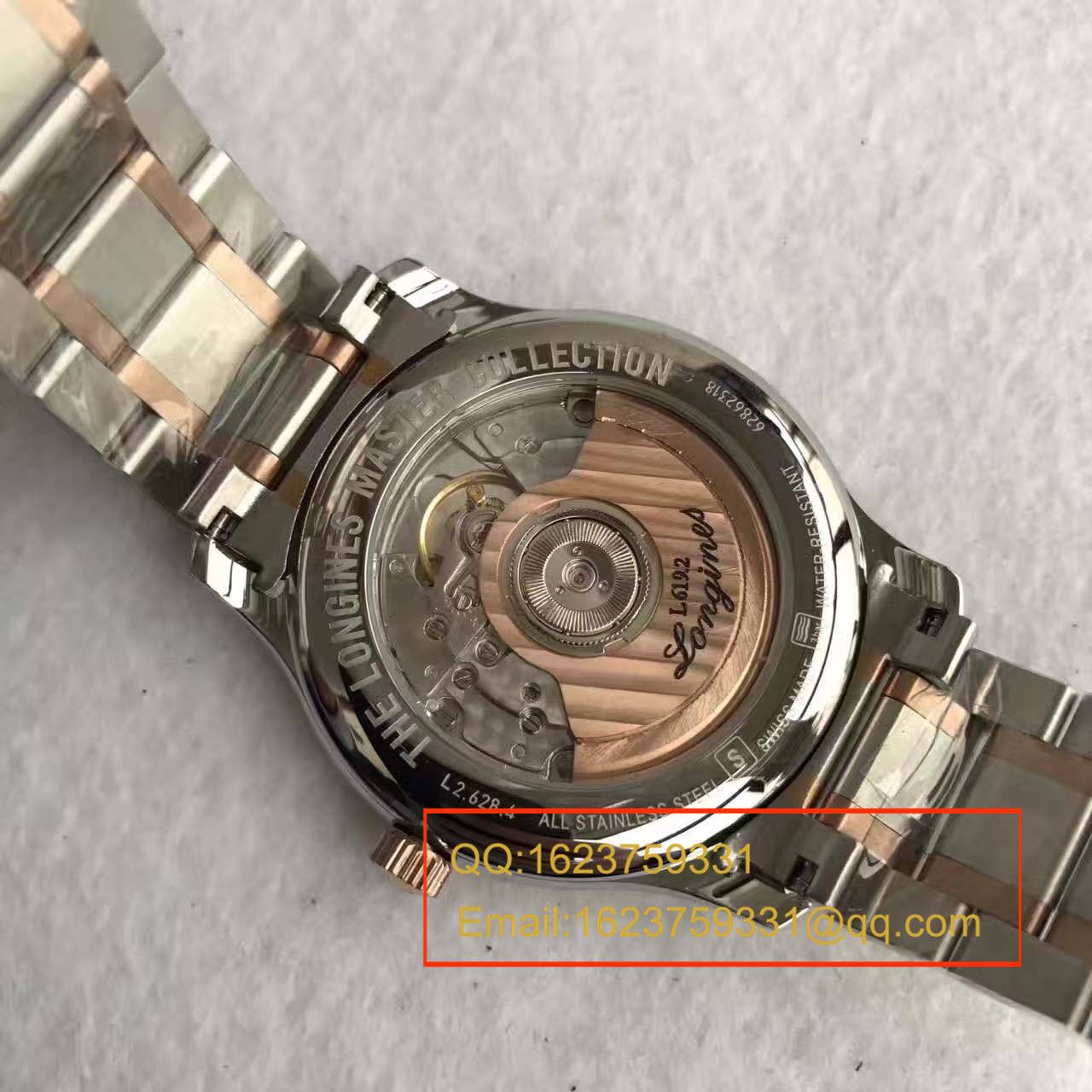   MK厂浪琴MASTER COLLECTION名匠系列L2.628.8.78.3腕表《搭配间金表带》 / L033