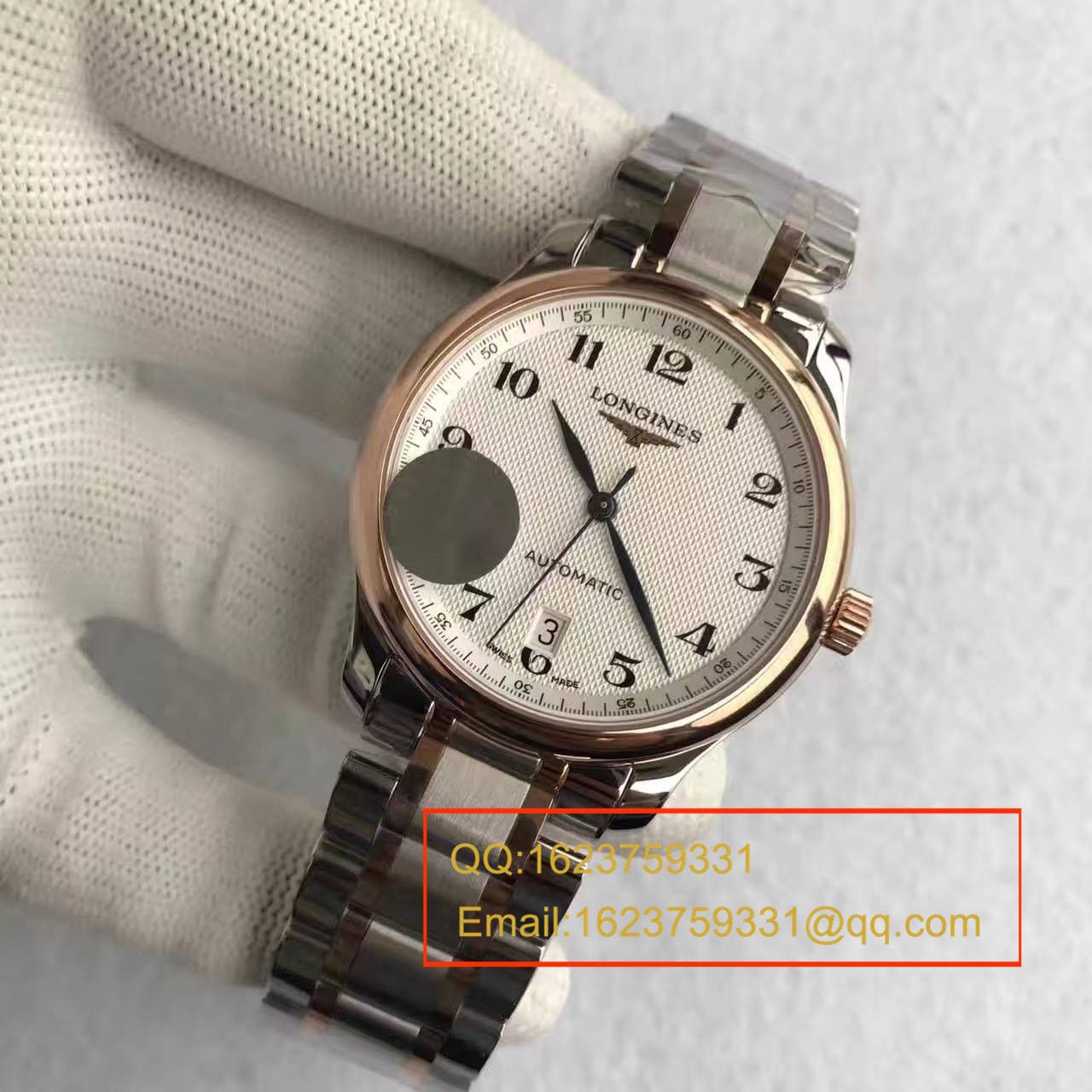   MK厂浪琴MASTER COLLECTION名匠系列L2.628.8.78.3腕表《搭配间金表带》 / L033