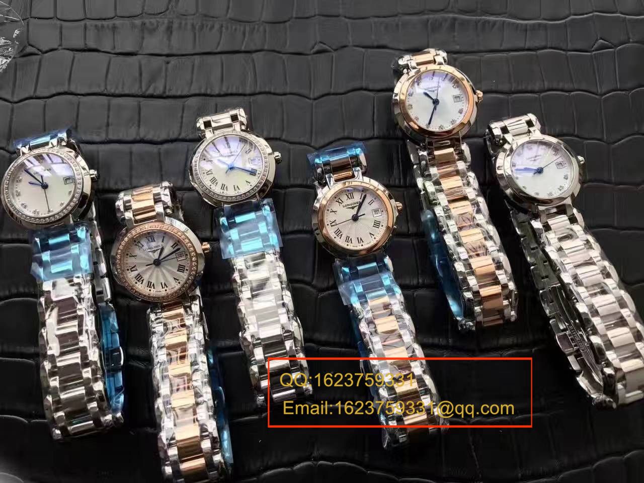   实拍图鉴赏  台湾厂出品林志玲同款_浪琴心月系列女表精品媲美正品的做工 / L062