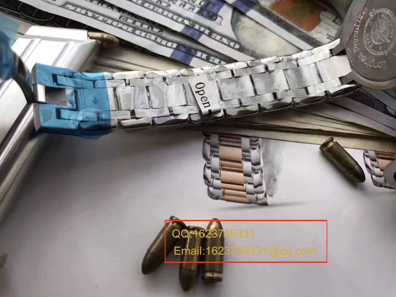   实拍图鉴赏  台湾厂出品林志玲同款_浪琴心月系列女表精品媲美正品的做工 / L062