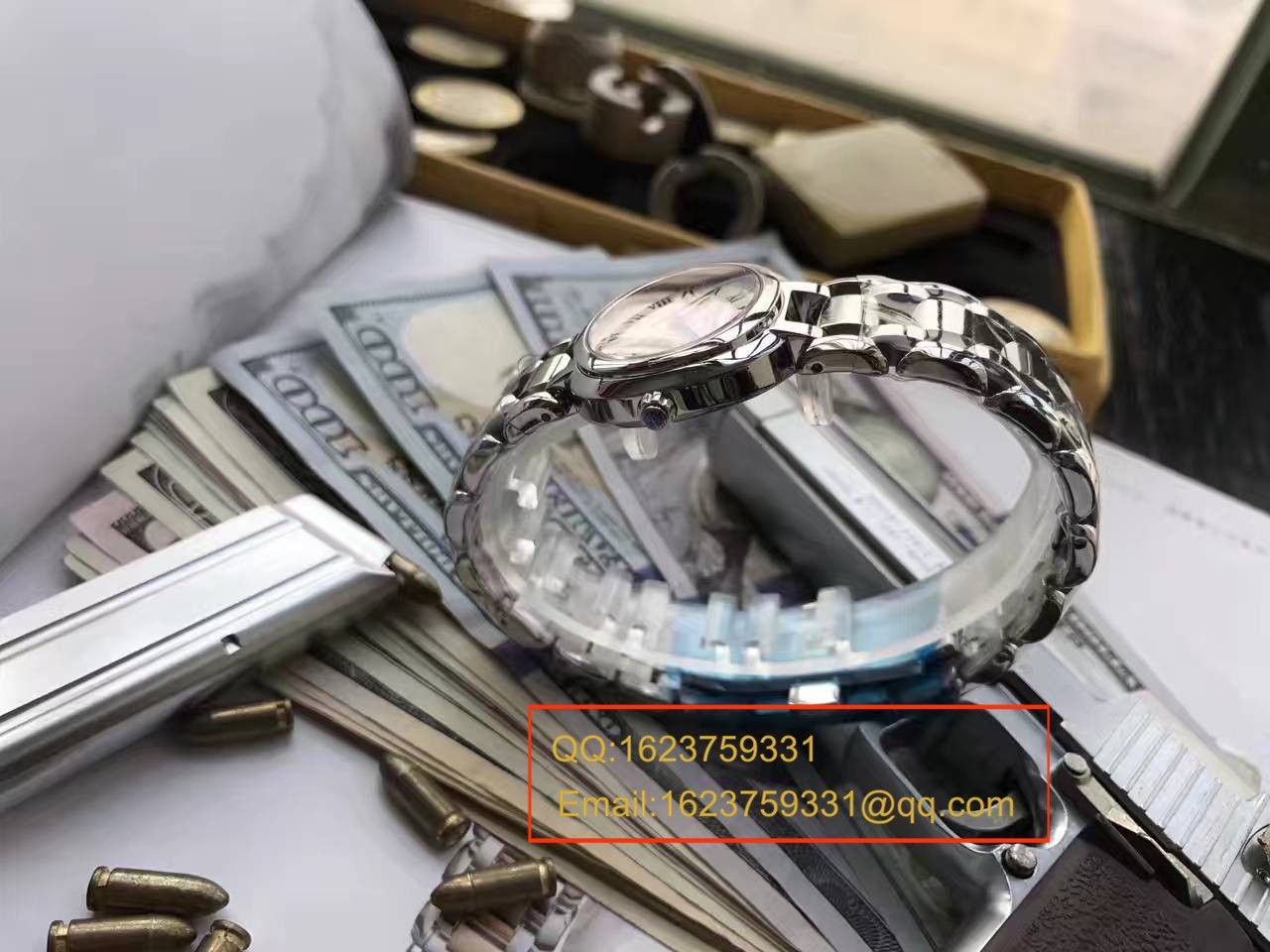   实拍图鉴赏  台湾厂出品林志玲同款_浪琴心月系列女表精品媲美正品的做工 / L062