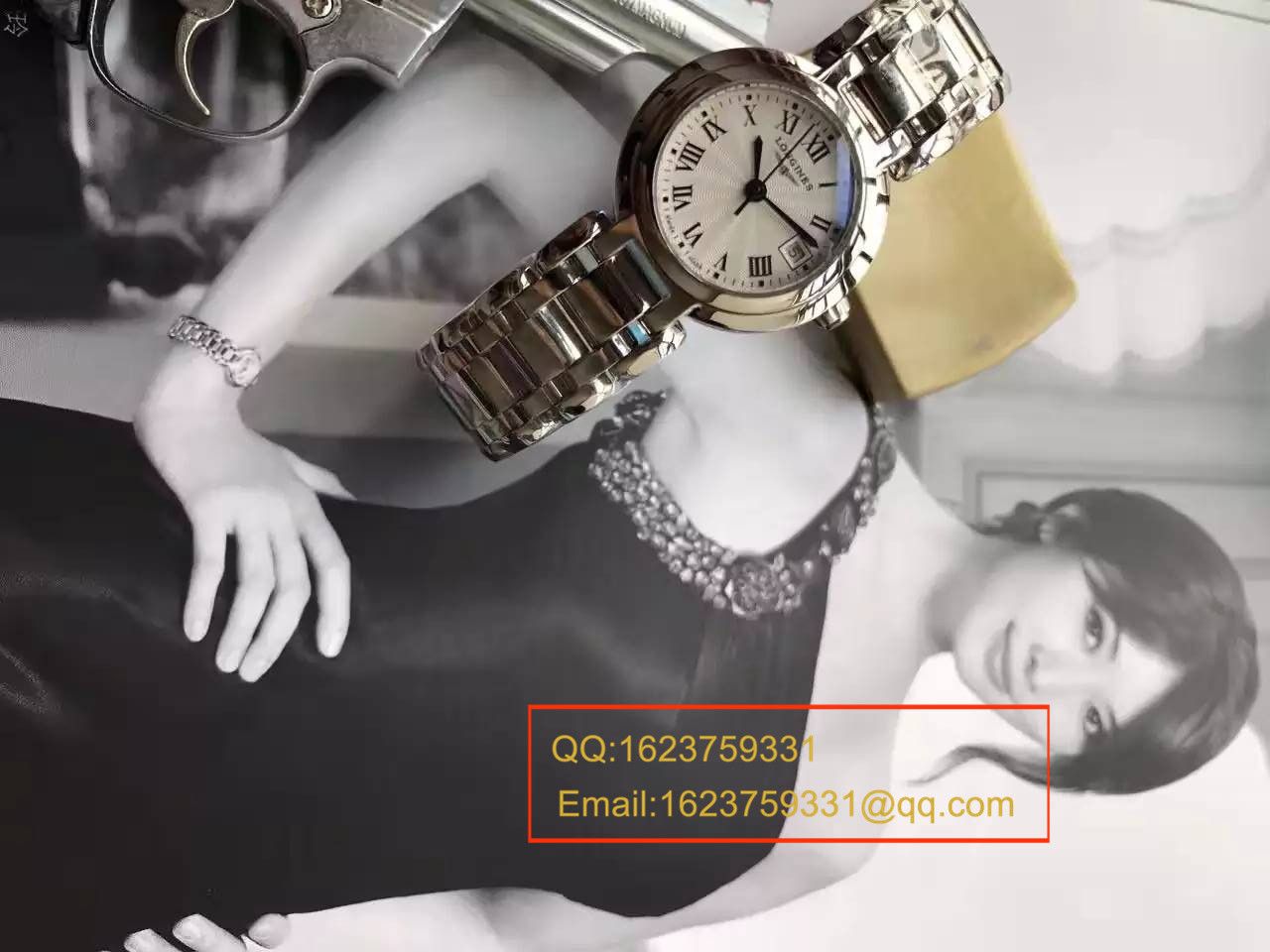   实拍图鉴赏  台湾厂出品林志玲同款_浪琴心月系列女表精品媲美正品的做工 / L062