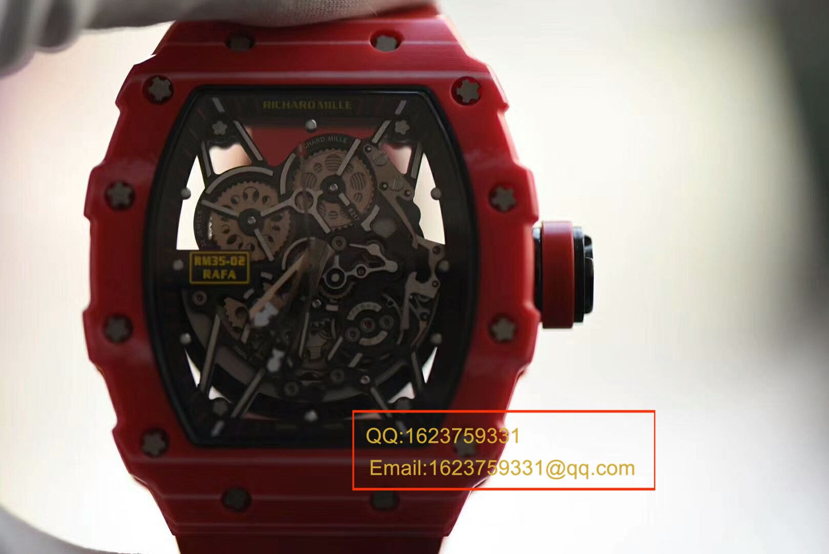 视频评测KV  RICHARD MILLE理查德.米勒男士系列红蜘蛛～RM035-02 / RMBF35-02