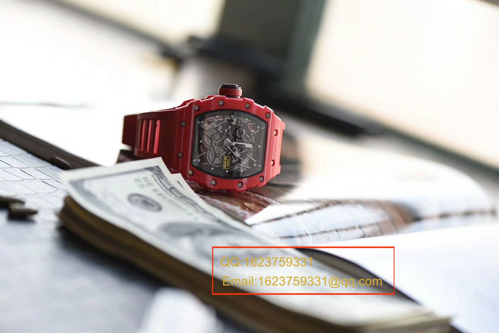 视频评测KV  RICHARD MILLE理查德.米勒男士系列红蜘蛛～RM035-02 / RMBF35-02