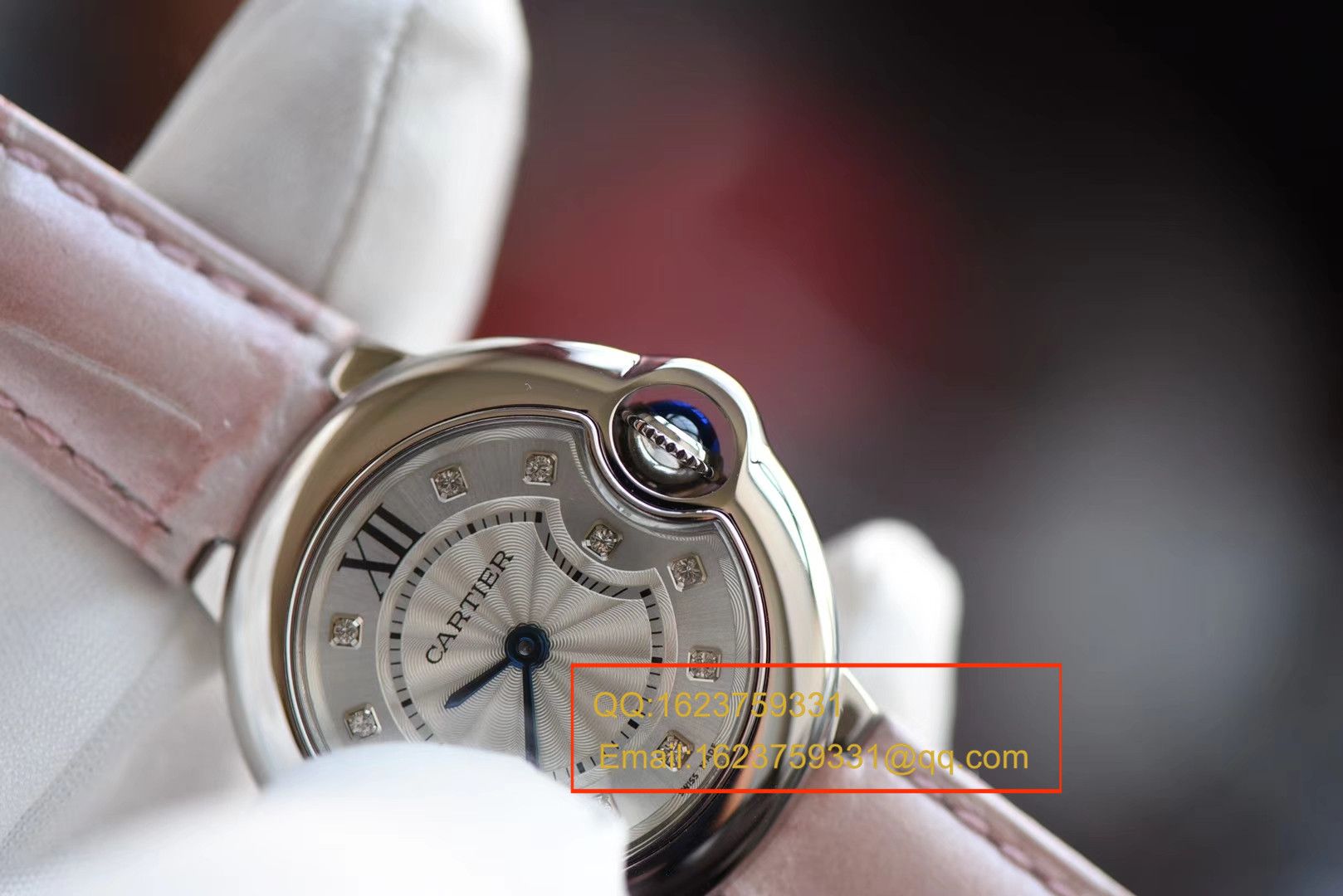   V6  卡地亚蓝气球系列小号蓝气球28毫米石英女士腕表W4BB0008 / K133