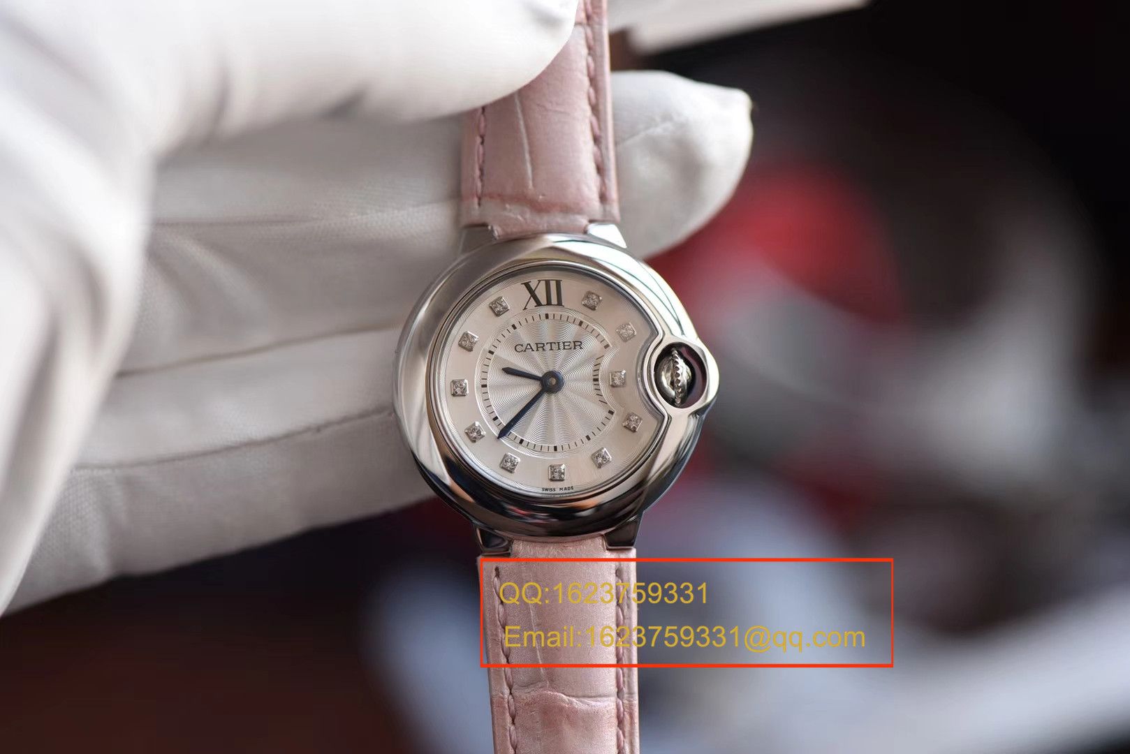   V6  卡地亚蓝气球系列小号蓝气球28毫米石英女士腕表W4BB0008 / K133