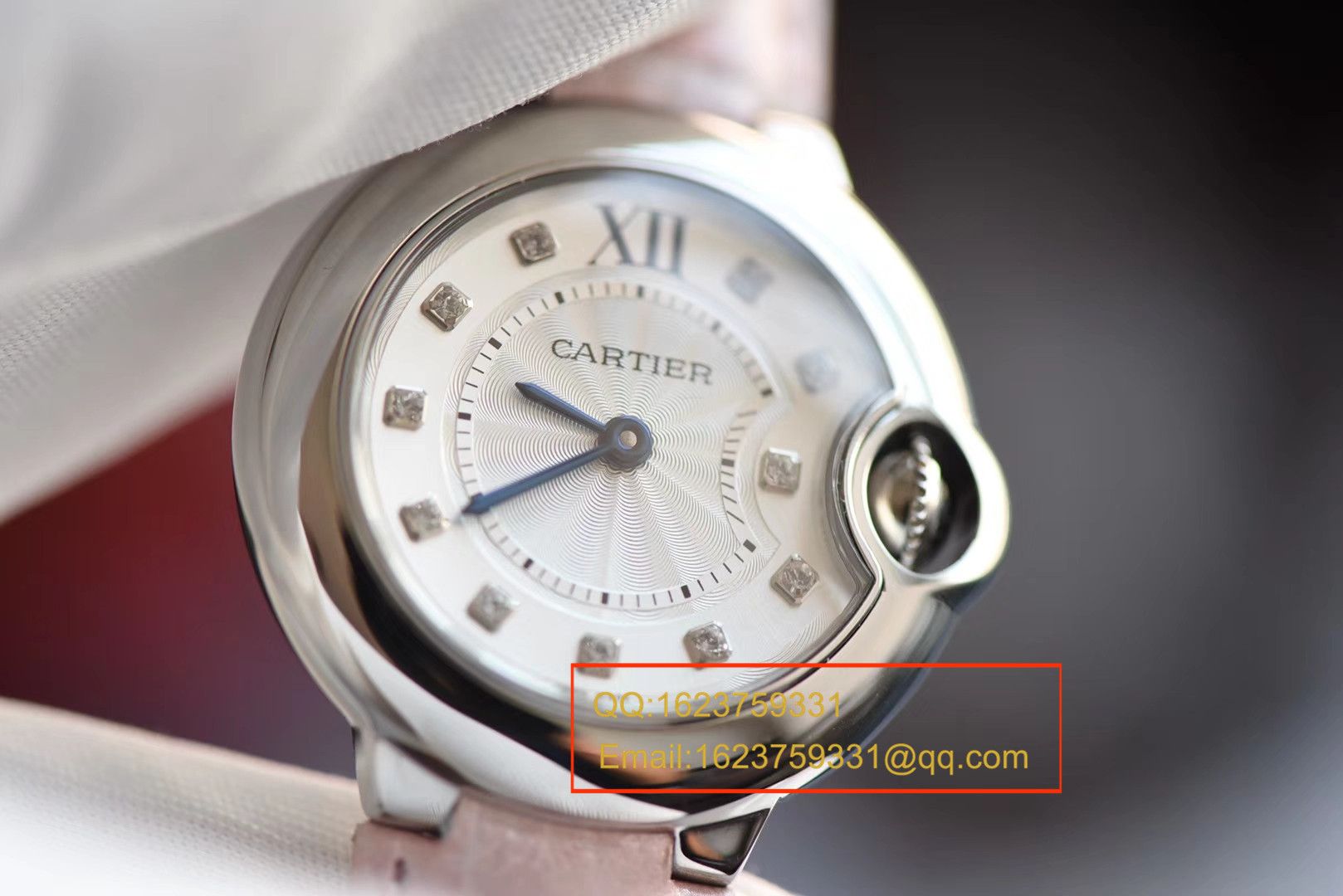   V6  卡地亚蓝气球系列小号蓝气球28毫米石英女士腕表W4BB0008 / K133