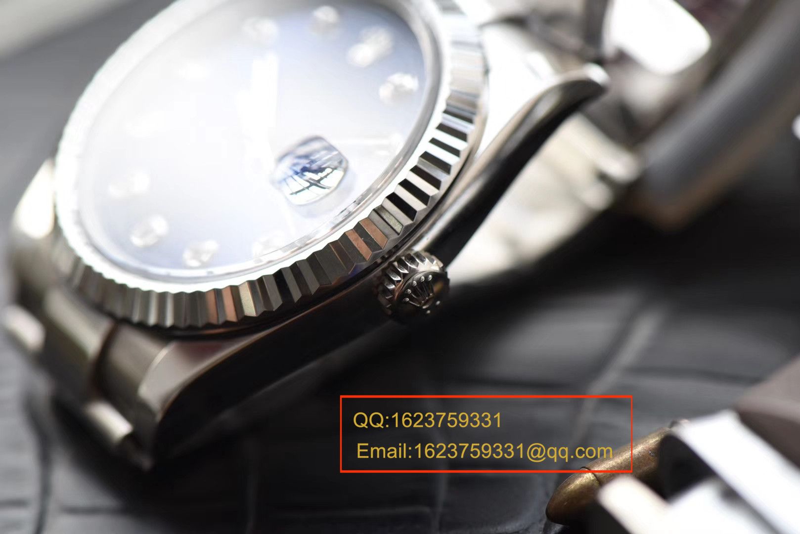 视频评测N厂劳力士日志型系列116234蓝盘镶嵌钻石腕表 / RBD088