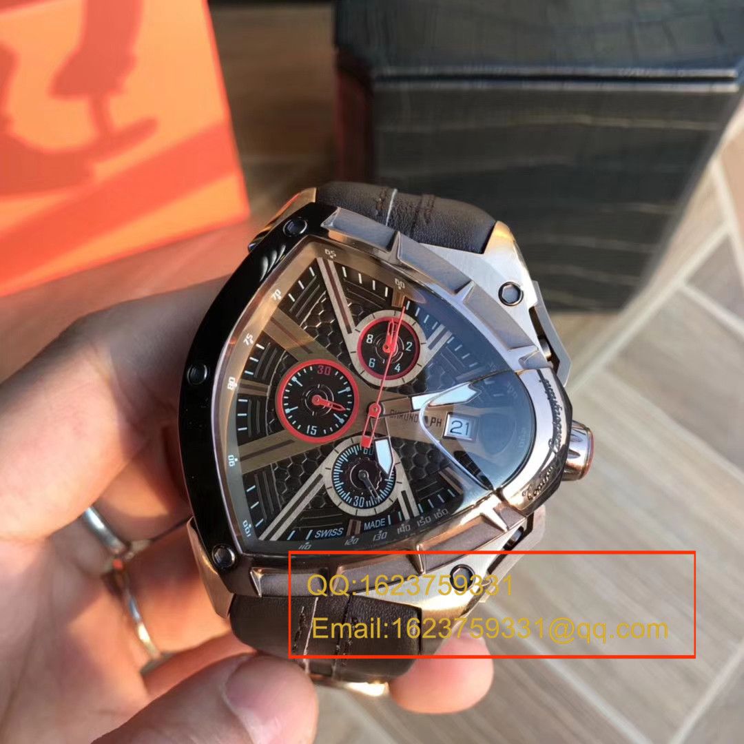   正品原单  兰博基尼 六针计时石英男表 / LB001