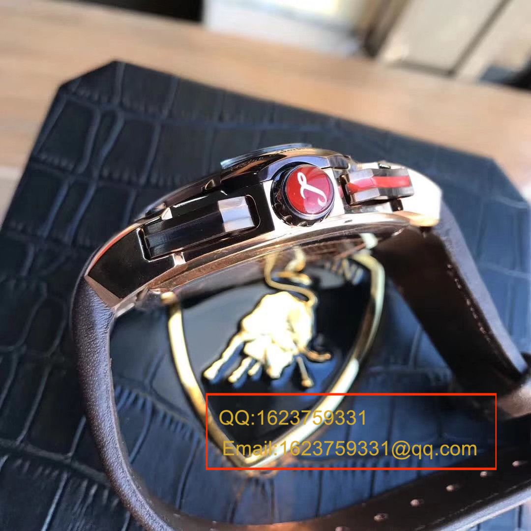   正品原单  兰博基尼 六针计时石英男表 / LB001