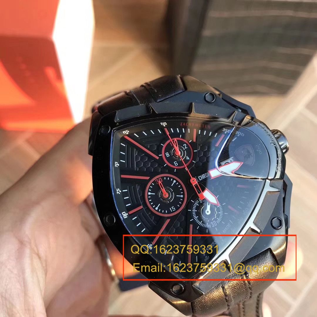   正品原单  兰博基尼 六针计时石英男表 / LB001