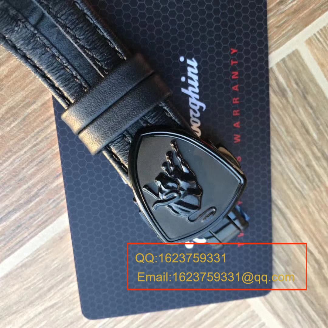   正品原单  兰博基尼 六针计时石英男表 / LB001