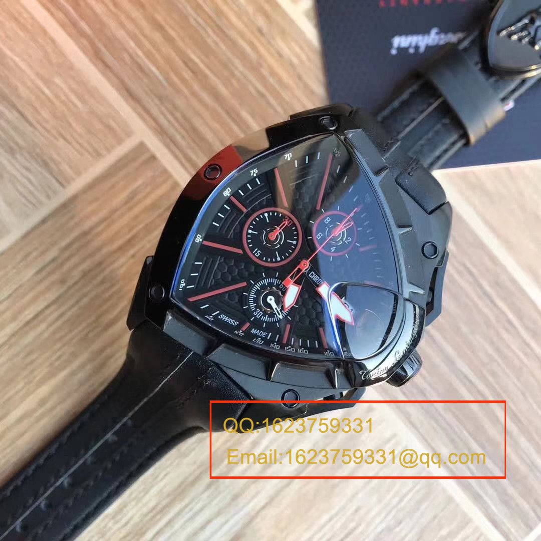   正品原单  兰博基尼 六针计时石英男表 / LB001