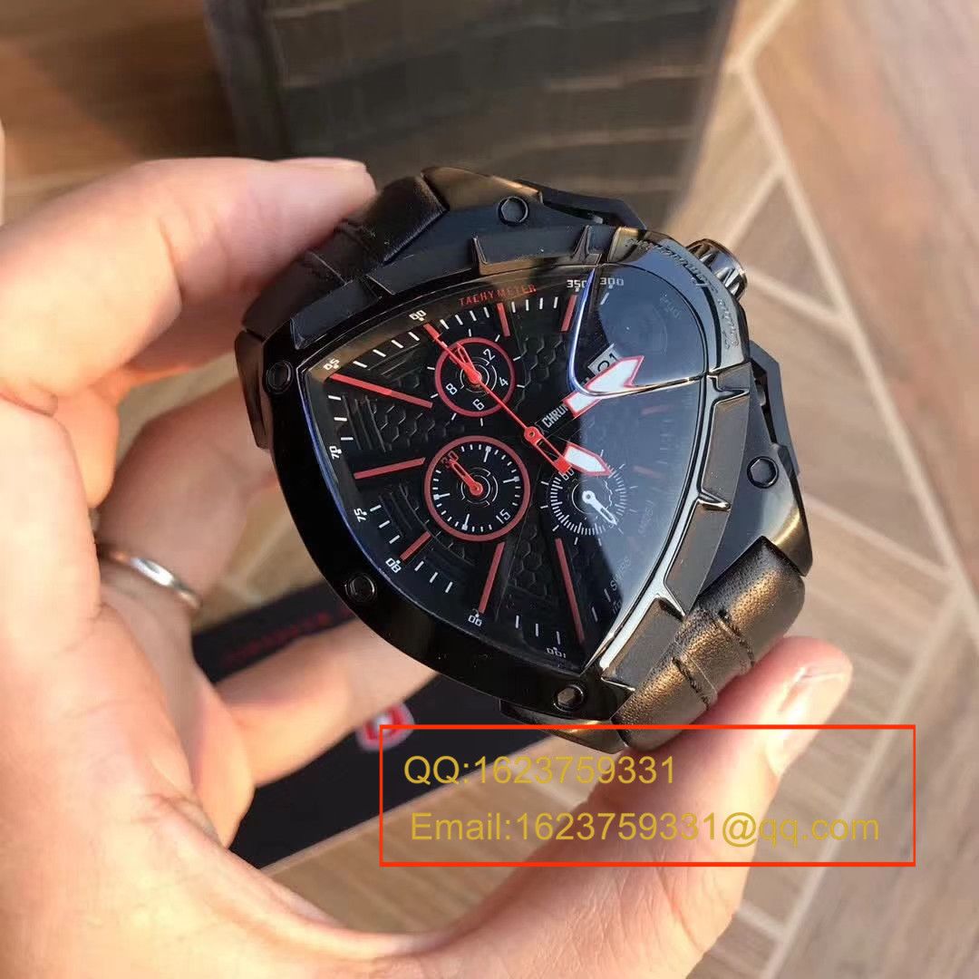   正品原单  兰博基尼 六针计时石英男表 / LB001