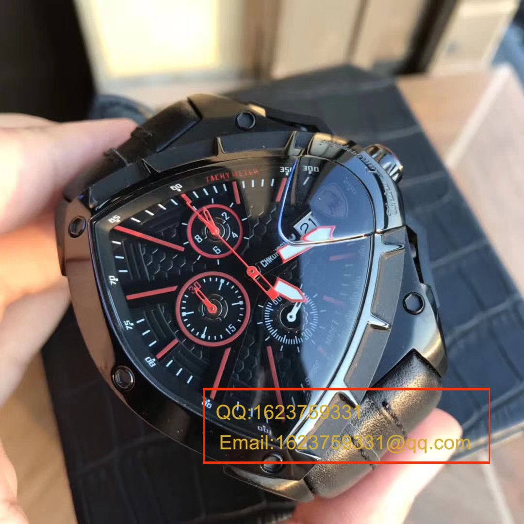   正品原单  兰博基尼 六针计时石英男表 / LB001