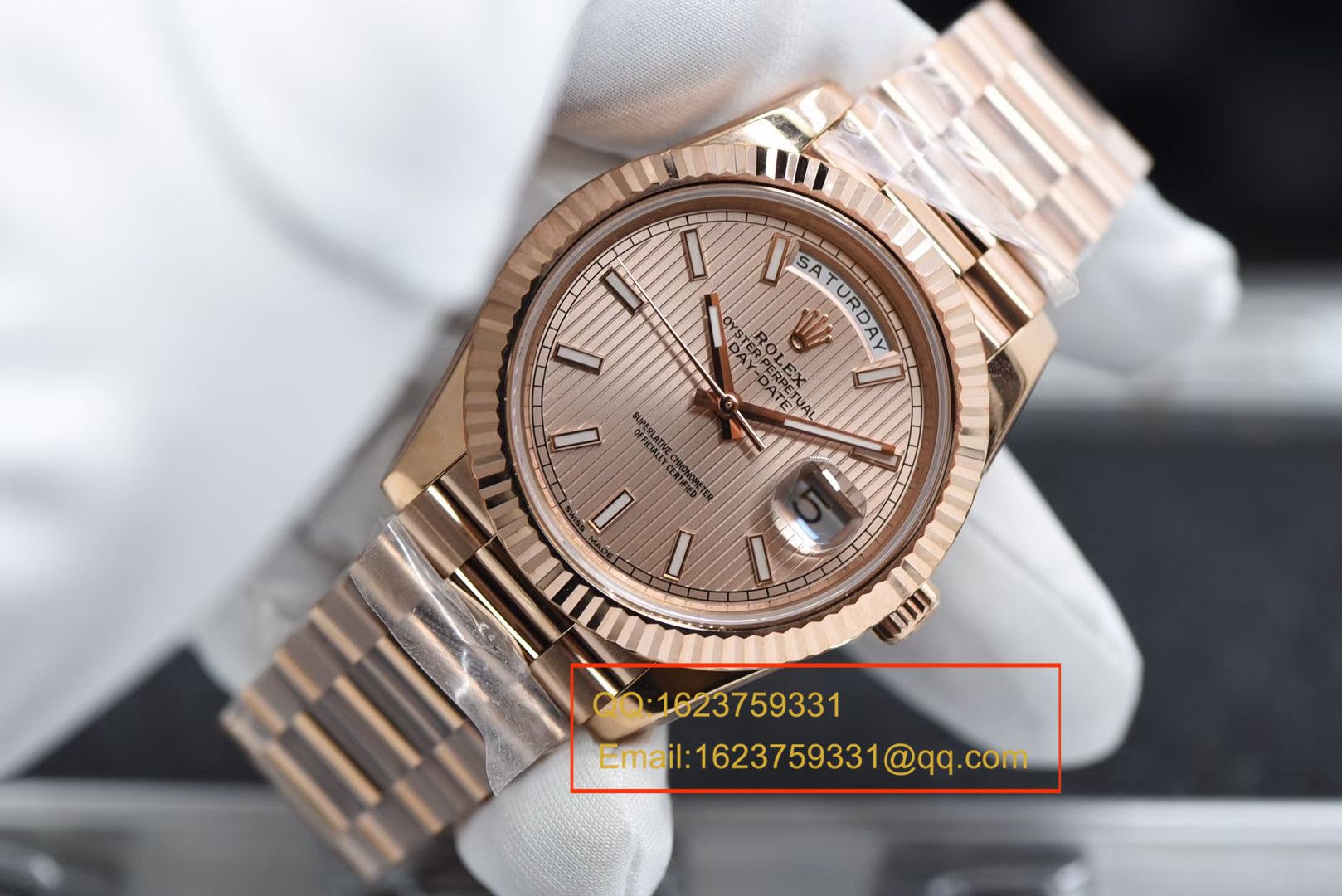 视频评测N  劳力士星期日历型Day Date系列228235-83415腕表 / RBE188