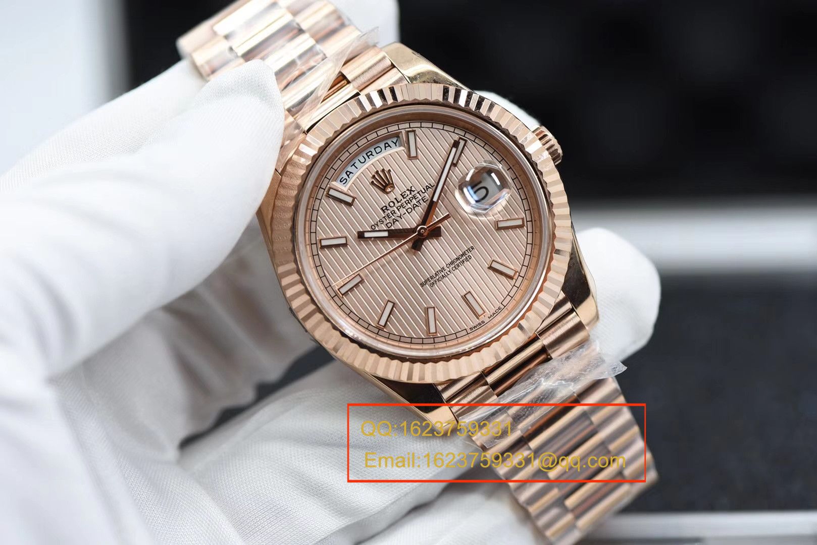 视频评测N  劳力士星期日历型Day Date系列228235-83415腕表 / RBE188