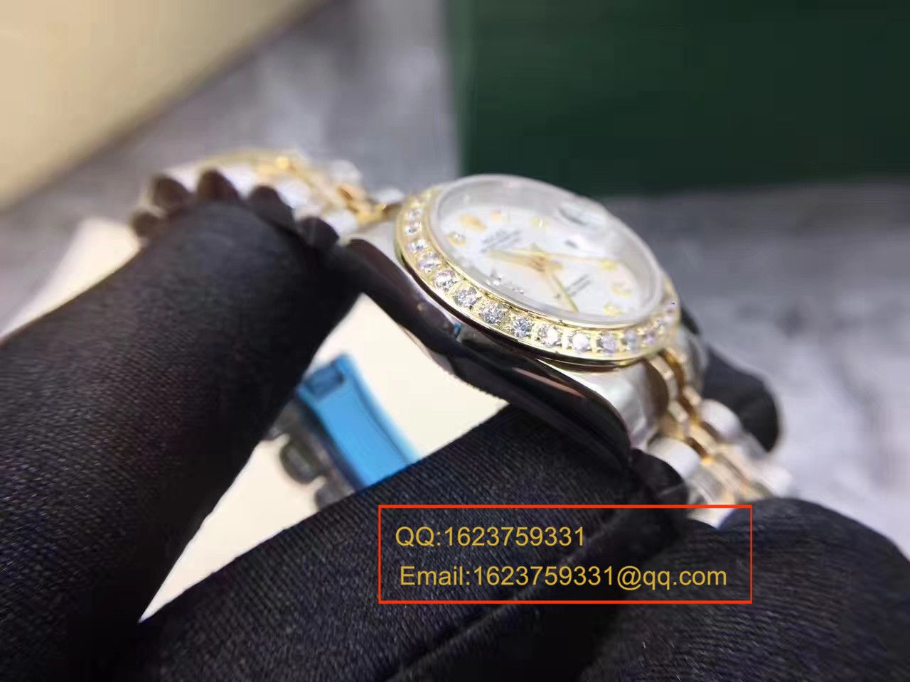   SY  劳力士女装日志型系列白面镶钻表盘女士腕表 / R151