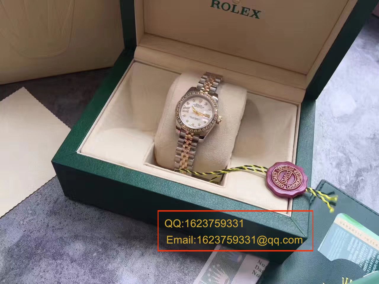   SY  劳力士女装日志型系列白面镶钻表盘女士腕表 / R151