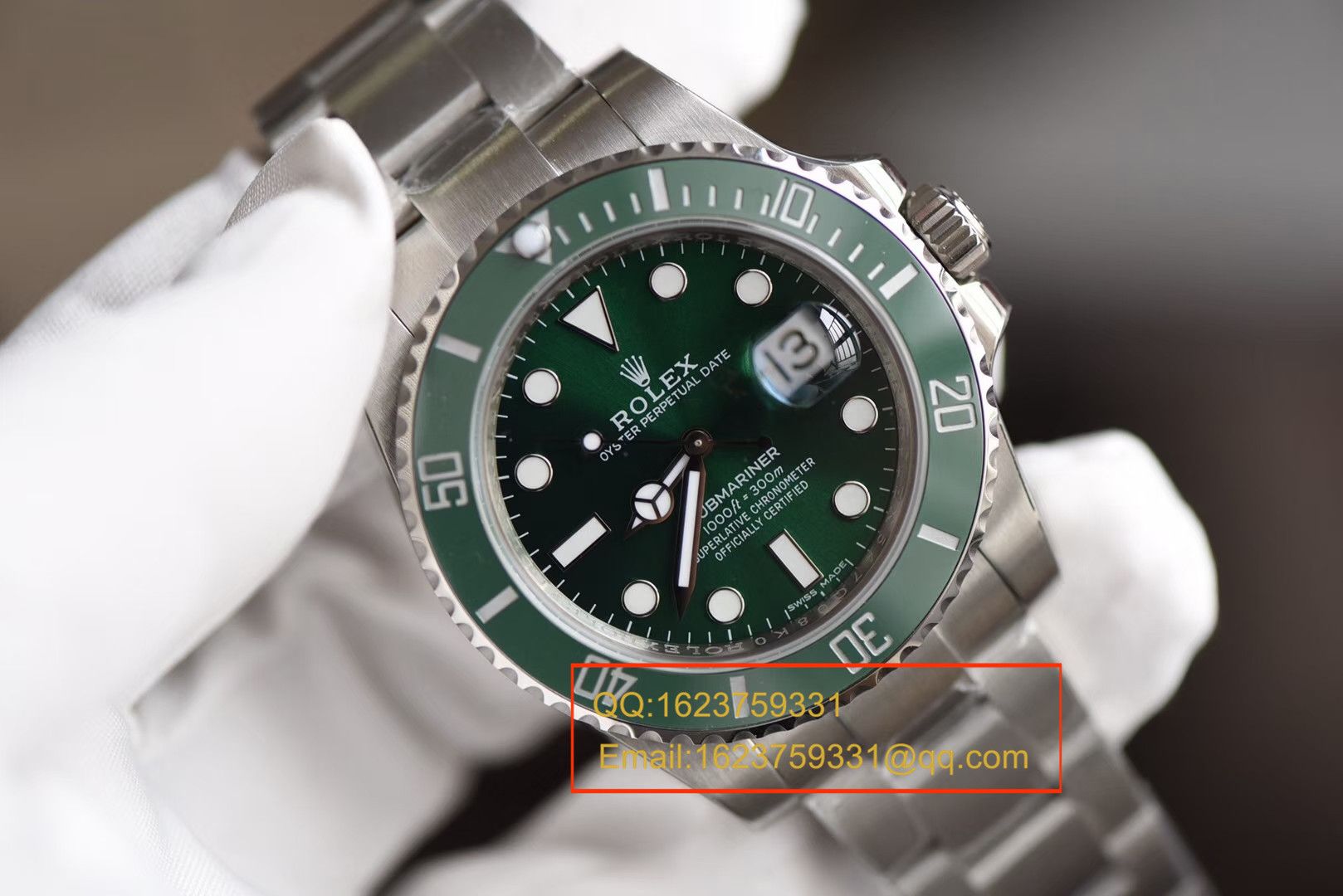   视频测评N厂最新V7版本绿水鬼  劳力士潜航者型系列116610LV-97200 绿盘腕表(绿水鬼) / R106