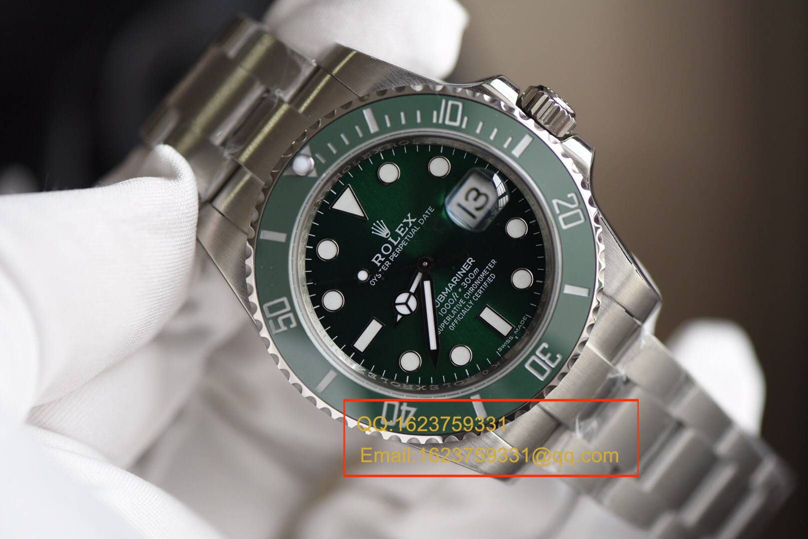   视频测评N厂最新V7版本绿水鬼  劳力士潜航者型系列116610LV-97200 绿盘腕表(绿水鬼) / R106