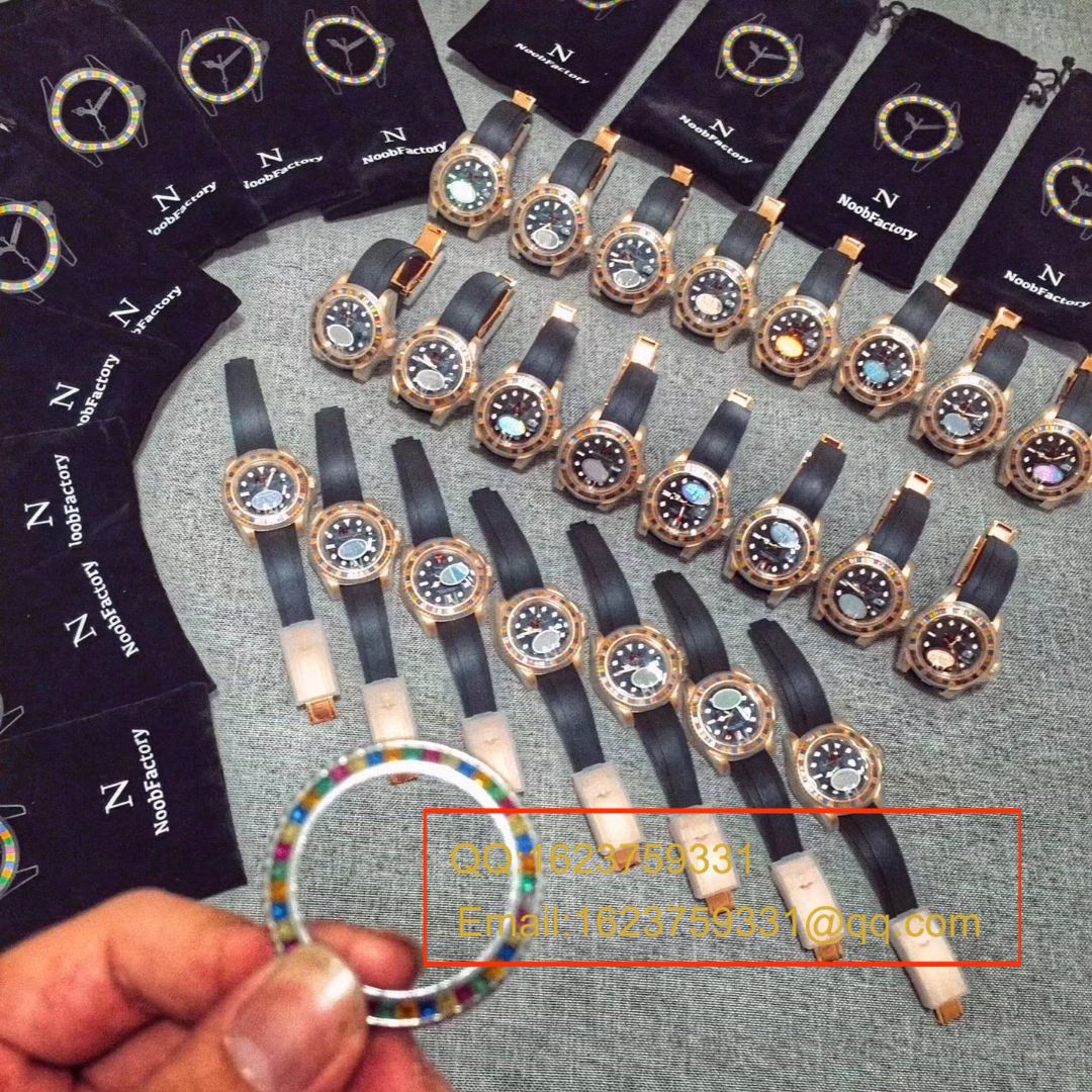   NOOB厂劳力士游艇名仕型系列116695SATS“糖豆”圈彩虹游艇劳力士游艇腕表 / R192